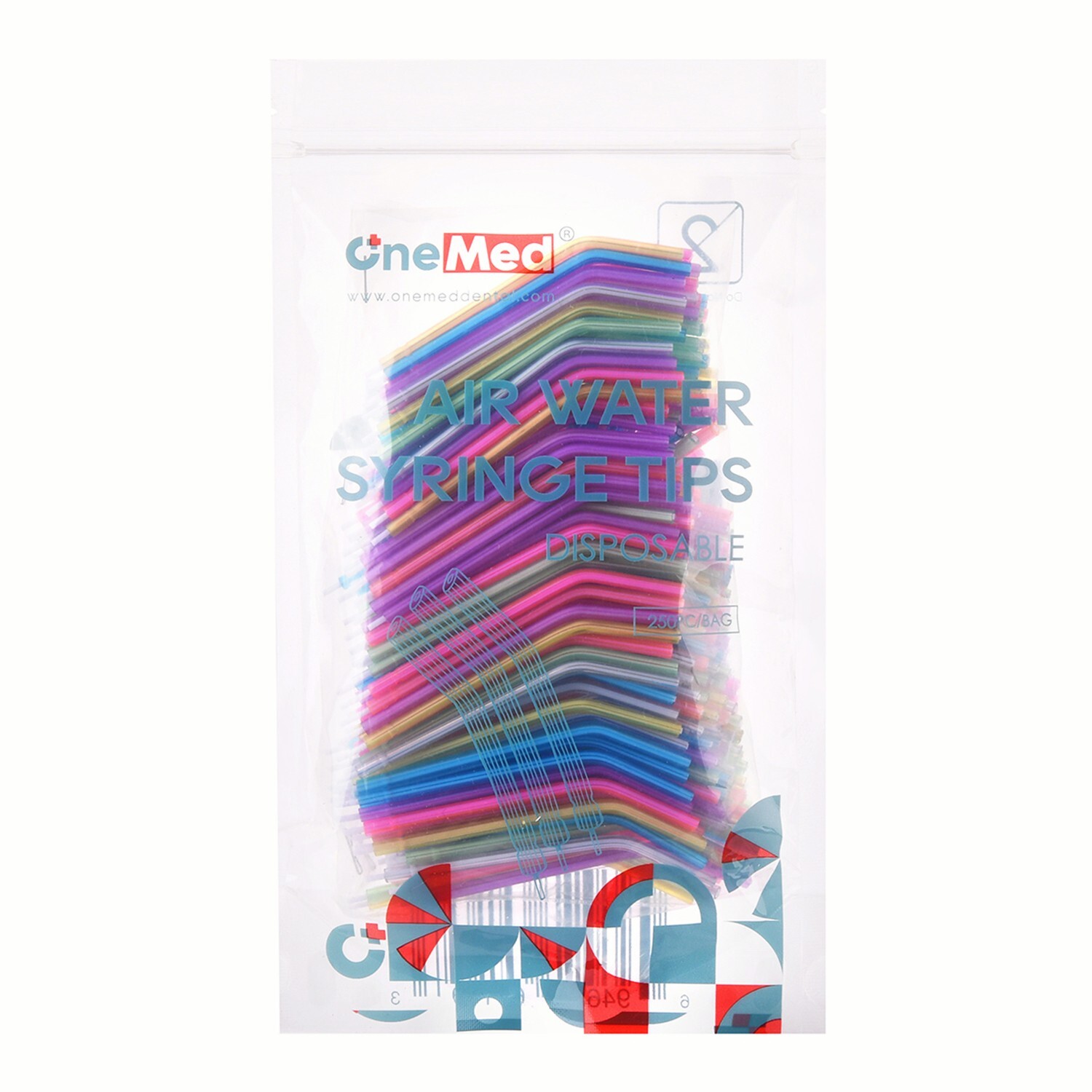 1000(4 Bags) Dental 3-Way Air Water Syringe Disposable Spray Tips Triple Nozzles