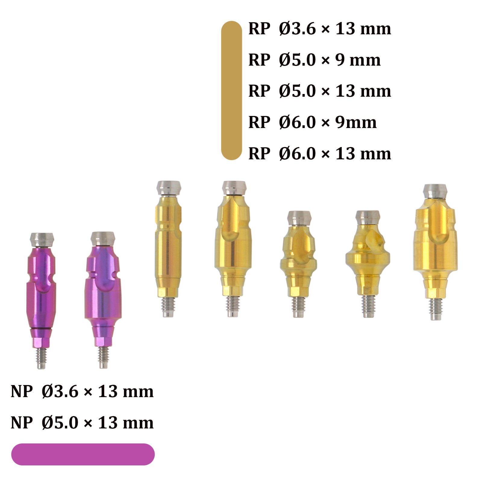 US Open/Closed Tray Impression Transfer Coping Conical Connection For Nobel