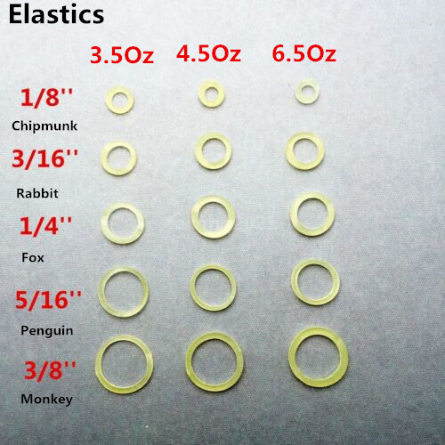 15 Sizes Dental Orthodontic Rubber Bands Elastics Latex Braces 3.5 /4.5 /6.5 oz