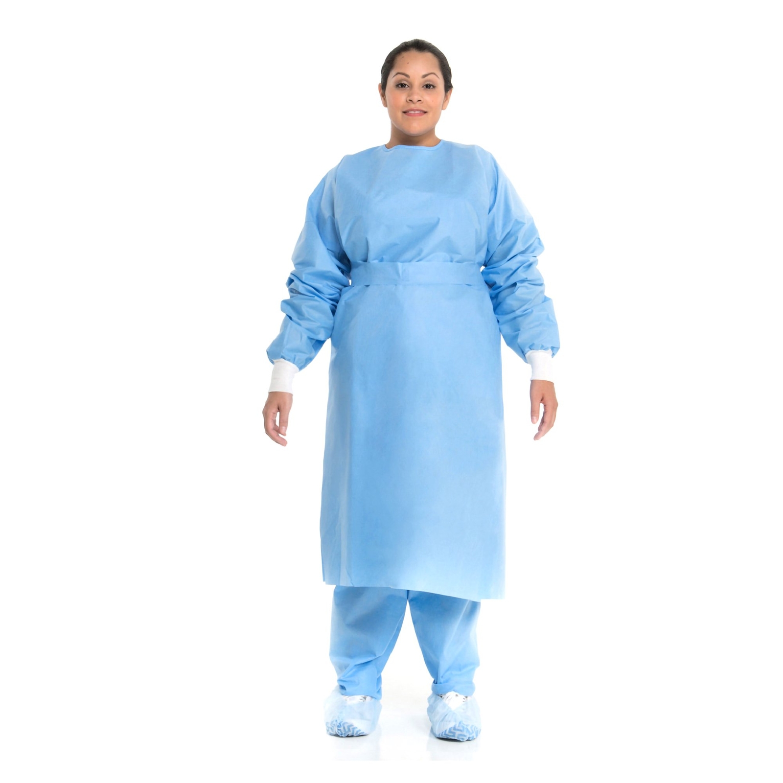 Halyard Disposable SMS Protective Procedure Gown Blue X-Large 10 per Pack