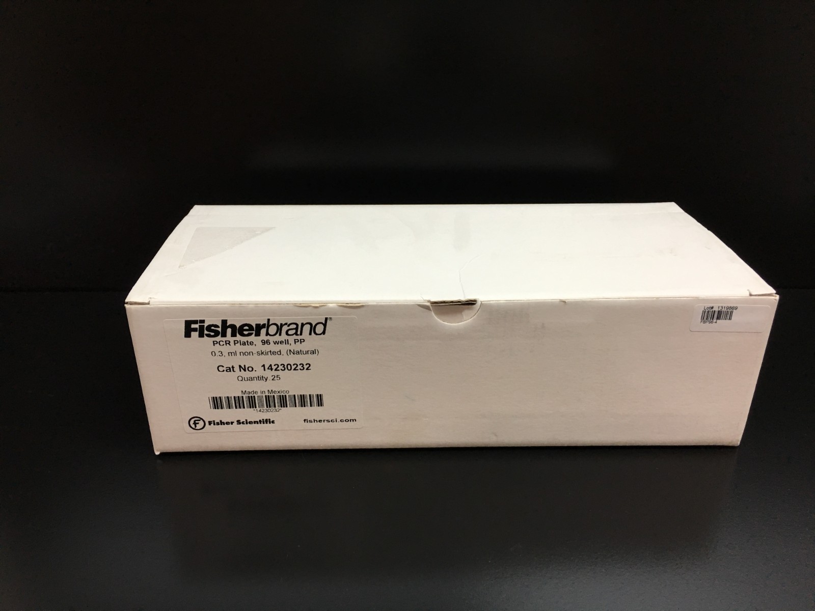 Fisherbrand Cat No 14230232 96-Well Nonskirted PCR Plates 0.3mL