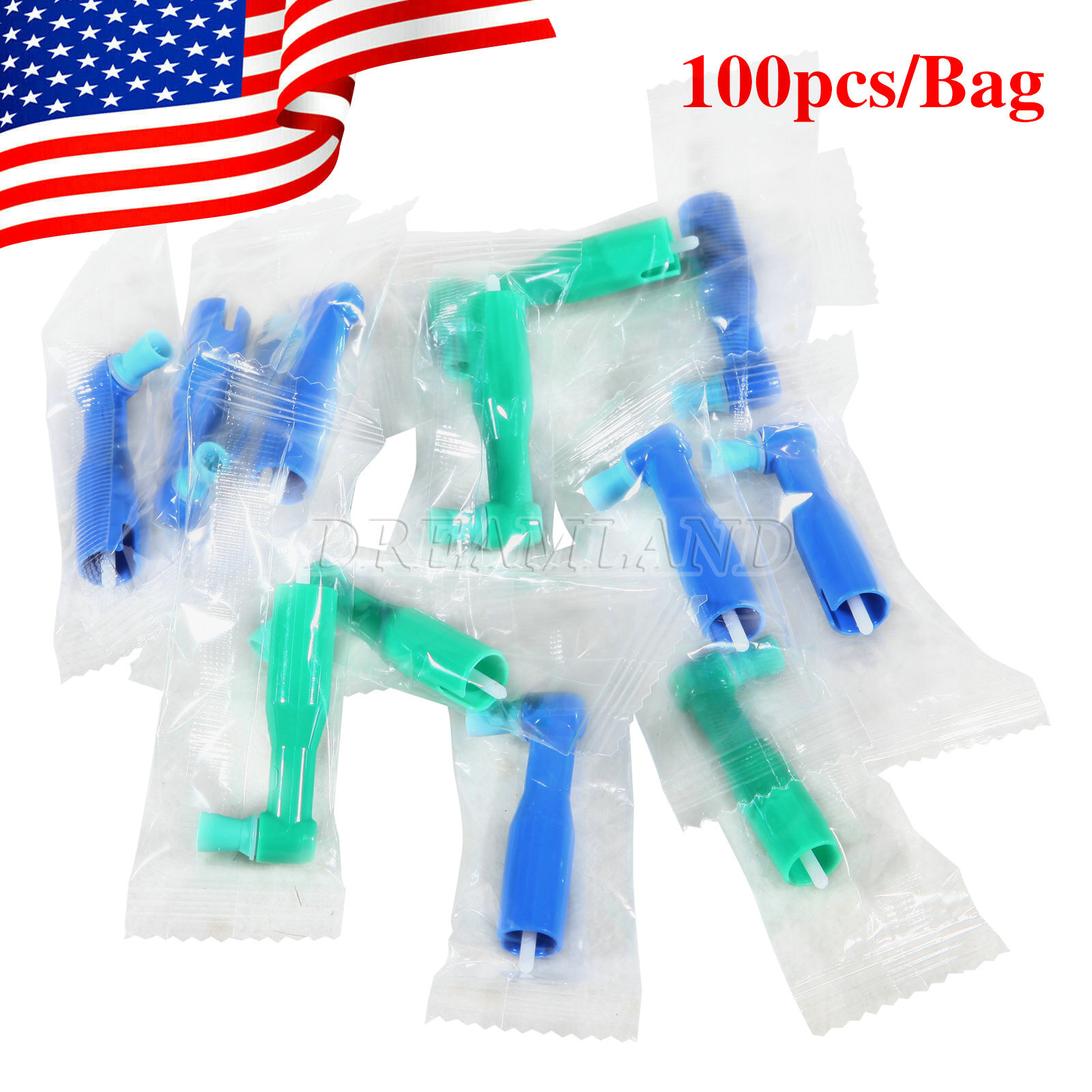 100/500 pcs Dental Disposable Prophy Angles Top Quality Money back guarantee!