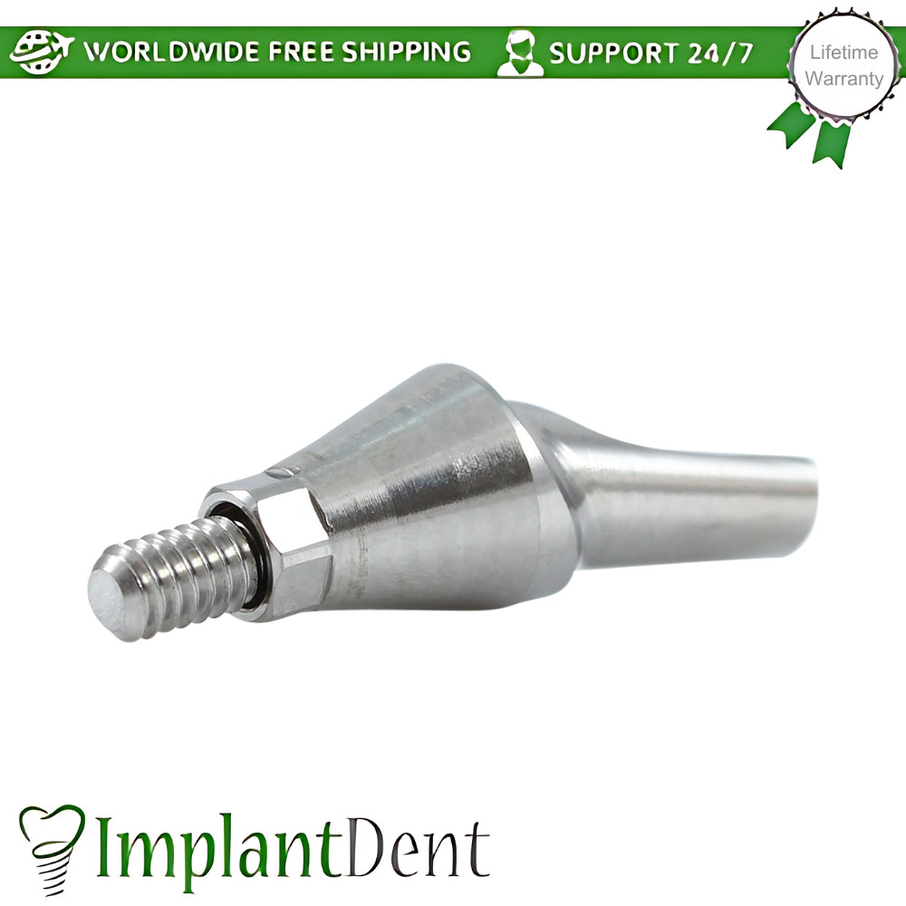 5x Anatomic Angulated Dental Prosthetics 15° Regular Platform (RP) Conical Hex