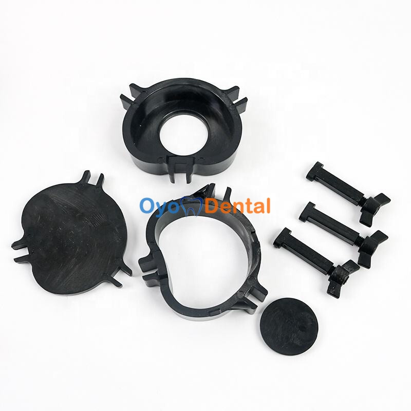 Dental Laboratory Black Polycarbonate Microwave Denture Lab Polimerization Flask