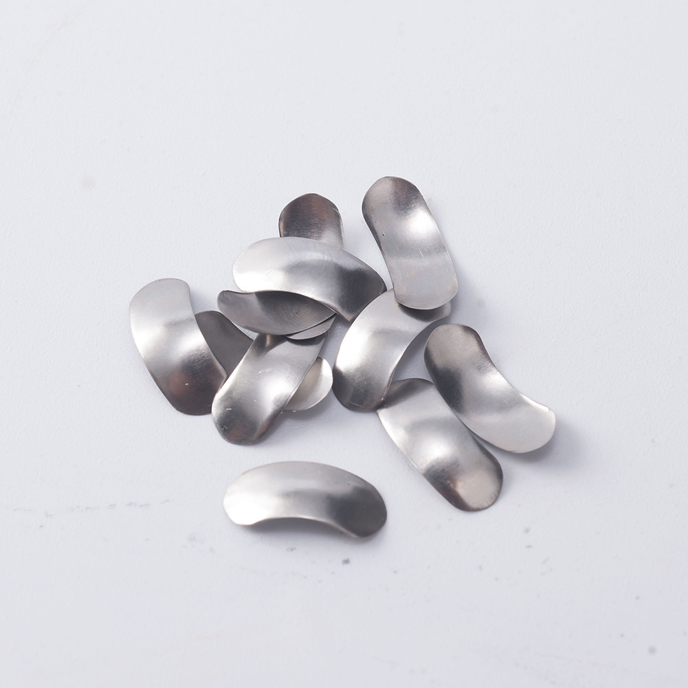50PC/PK Dental Metal Matrices Sectional Contoured Matrix Refill Soft Bands S/M/L