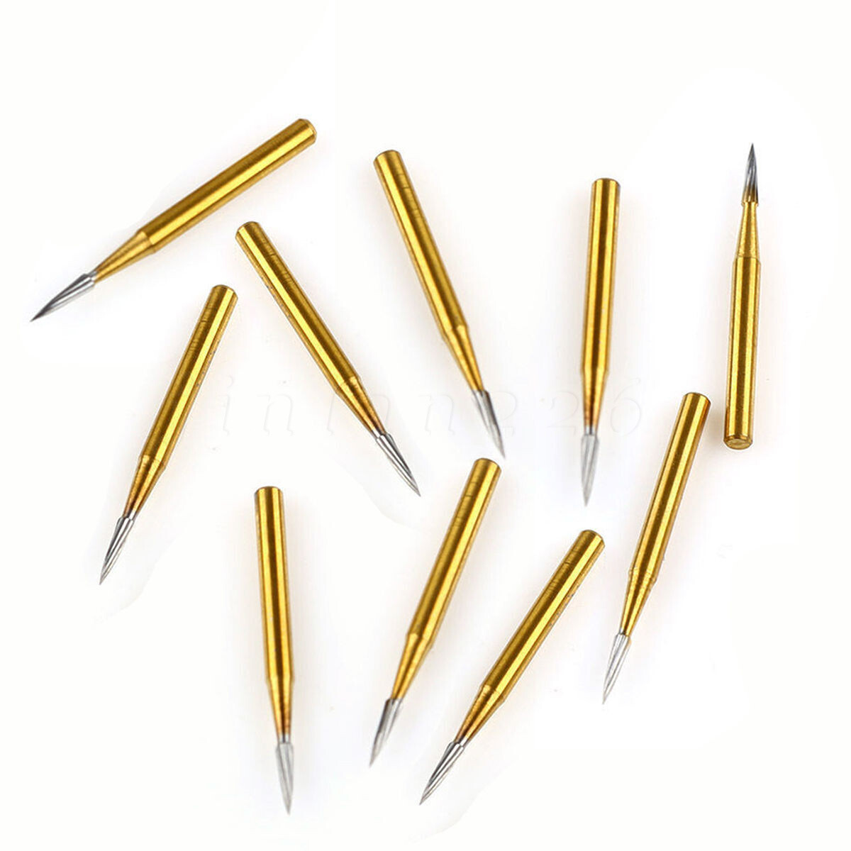 Dental Tungsten Carbide Burs Trimming & Finishing & Polishing Flame FG 7901
