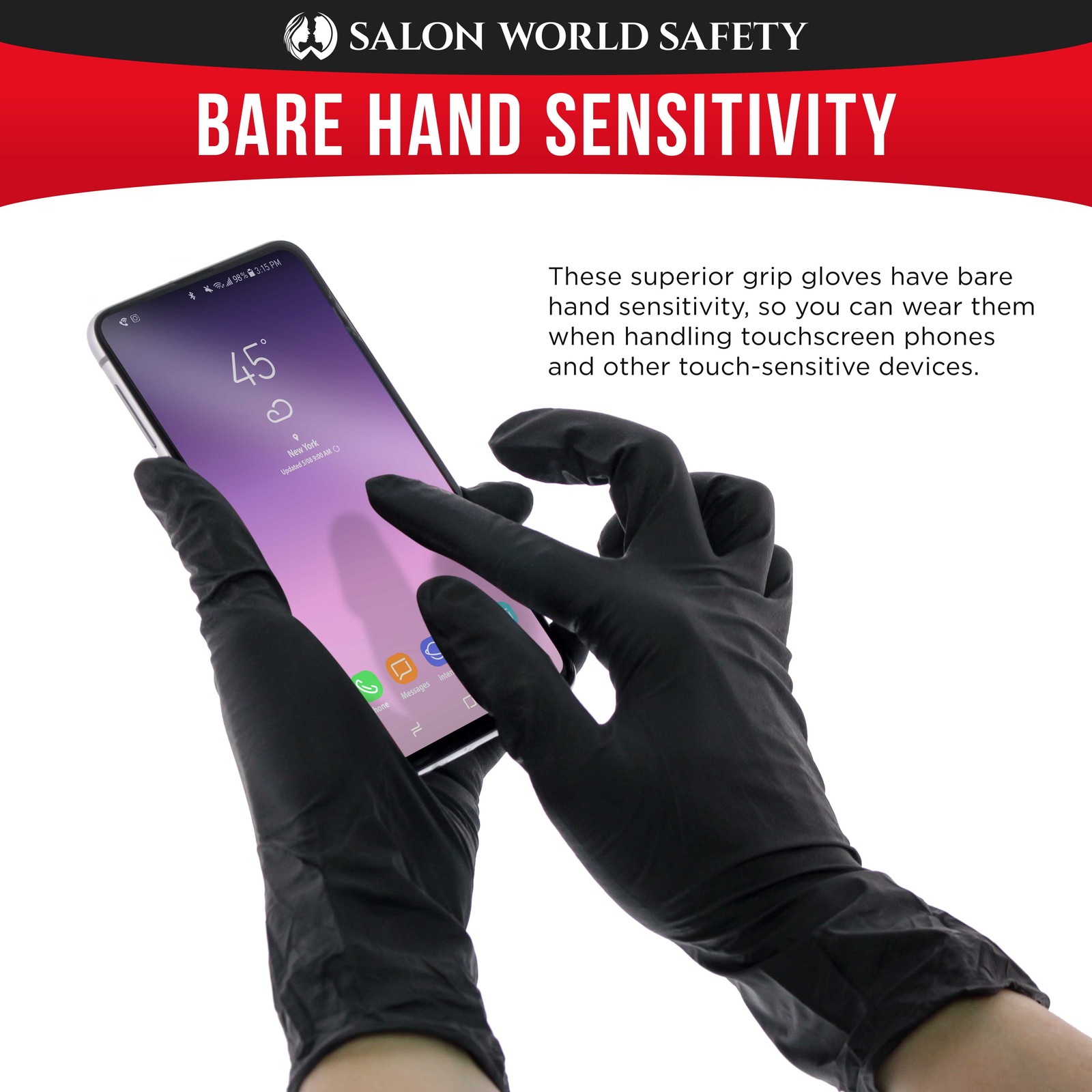 Black Nitrile Disposable Gloves, 10 Boxes of 100, XX-Large, 4 Mil – Latex Free