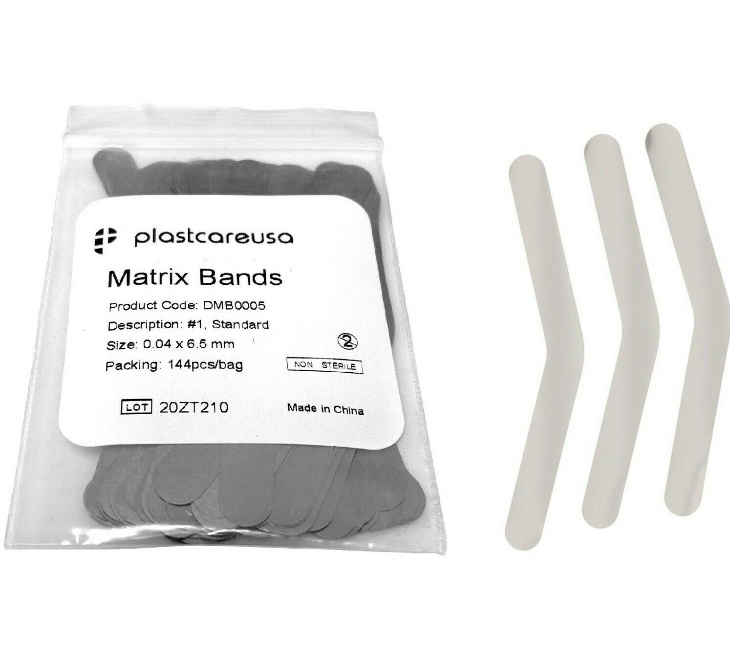 720 x Matrix Bands, # 1 .0015″ 0.04mm Regular Tofflemire Type (5 Total Bags)
