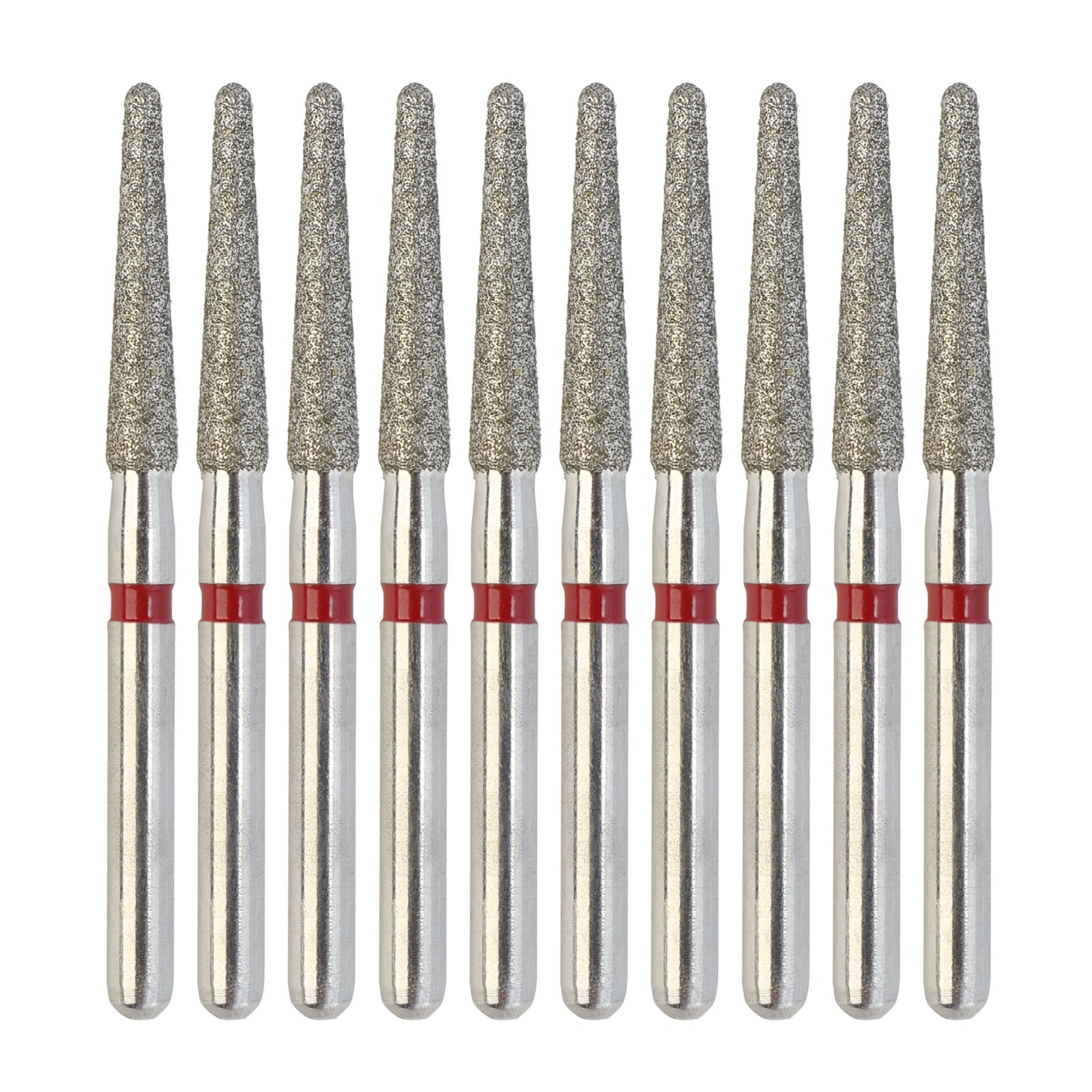 Multi-use Dental Diamond Burs FG Round End Taper 856/018F Fine Dia-burs TR-13F