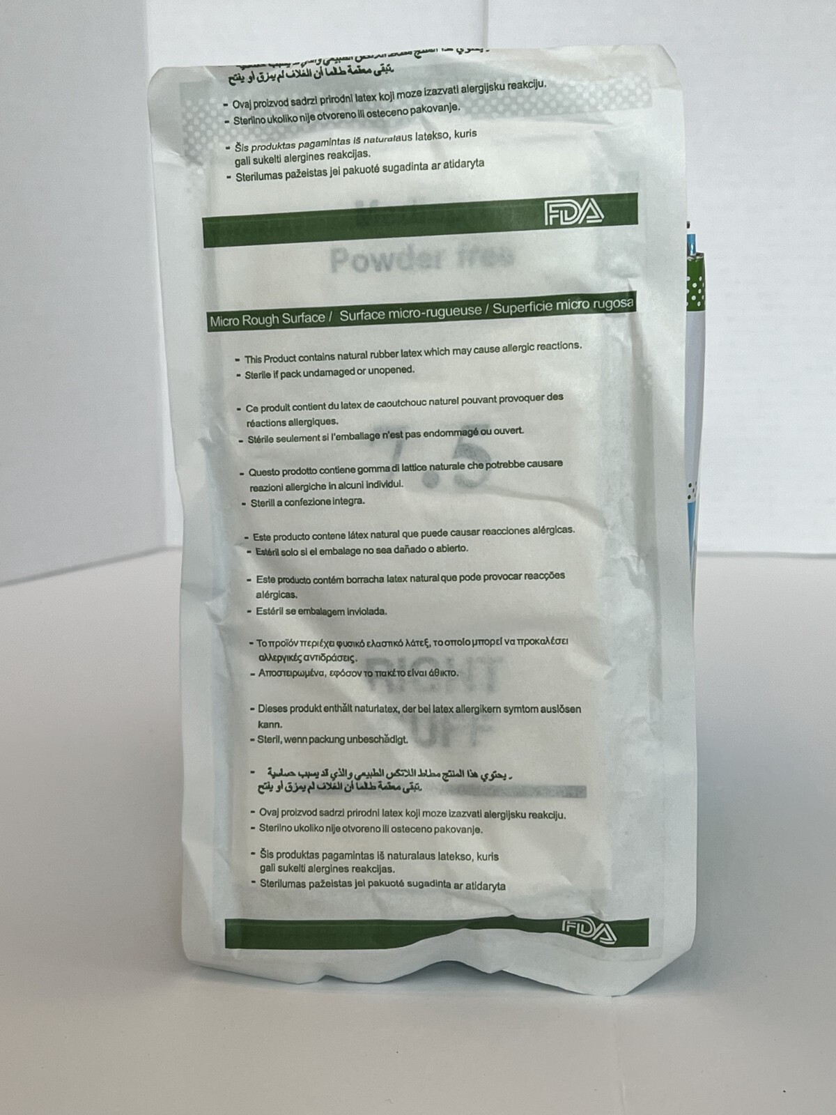 PACK OF 50 PAIRS – MEDISPO 9823-PF POWDER FREE LATEX SURGICAL GLOVES SIZE 7.5