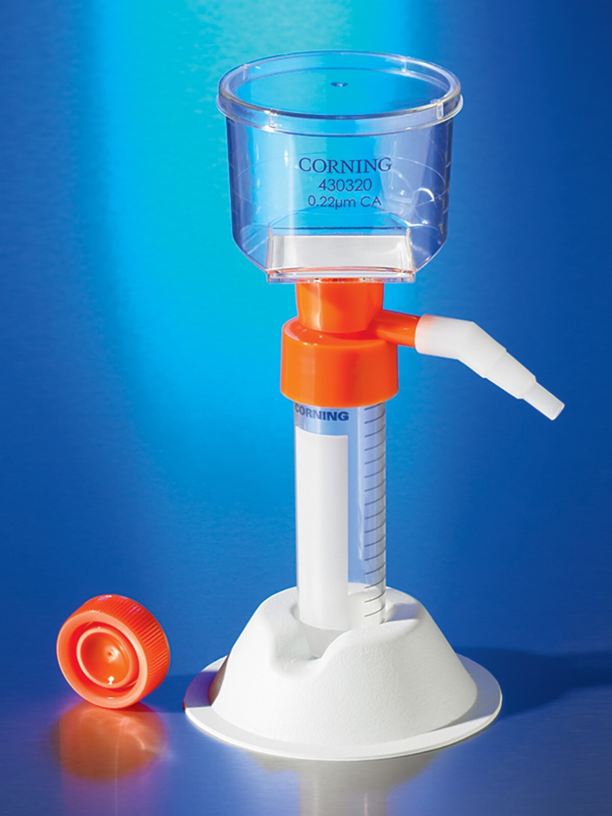 Corning 430314 50 mL Tube Top Vacuum Filter System, 0.45 µm Pore, Sterile, Q=12