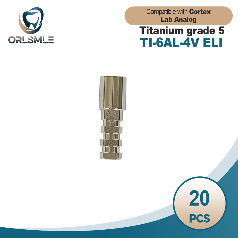 20 pcs Dental Lab Analog replica compatible with Cor-tex RP platform D3.8