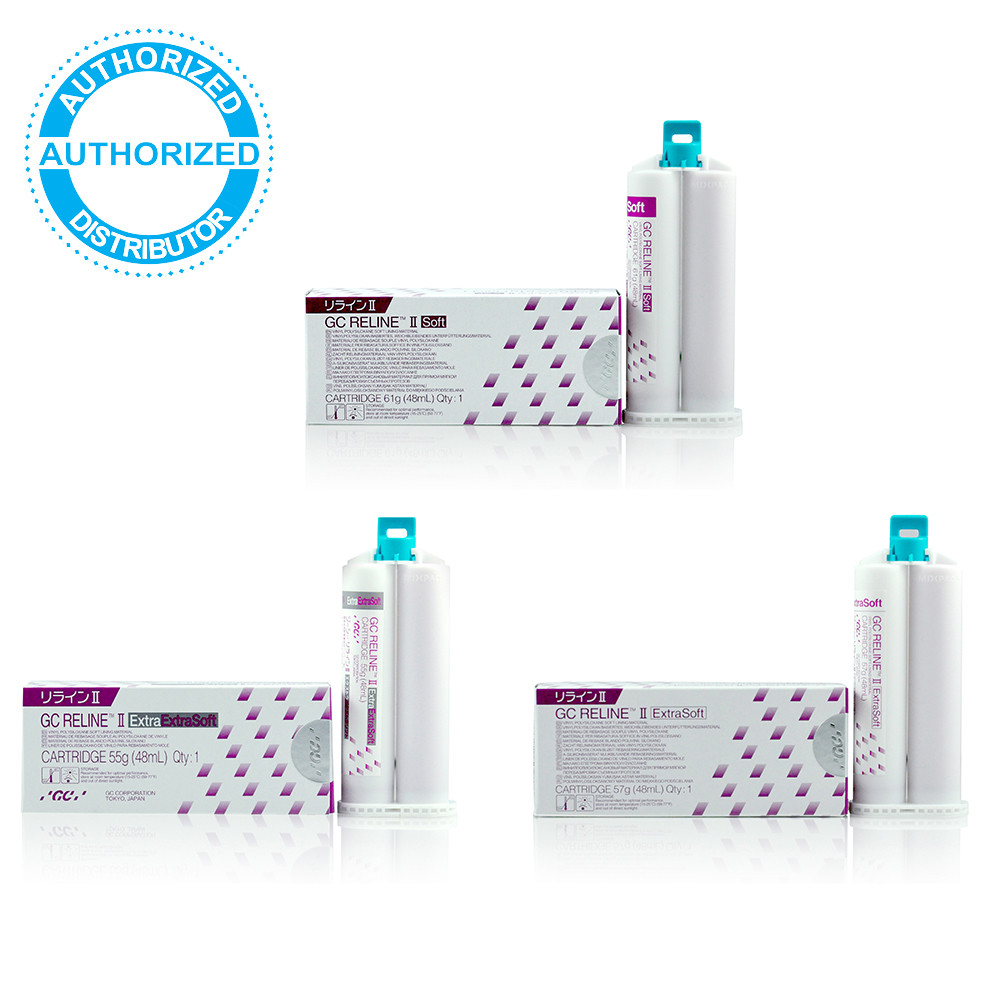GC RELINE II Vinylpolysiloxane Soft Relining Material
