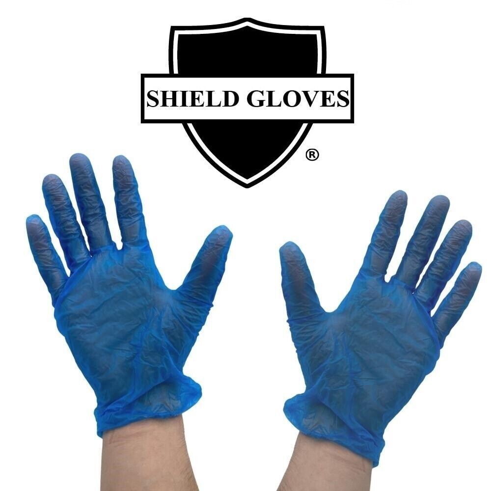 5 MIL Blue NON-Latex Powder-Free Vinyl Disposable Gloves, XLarge, 1000 pairs
