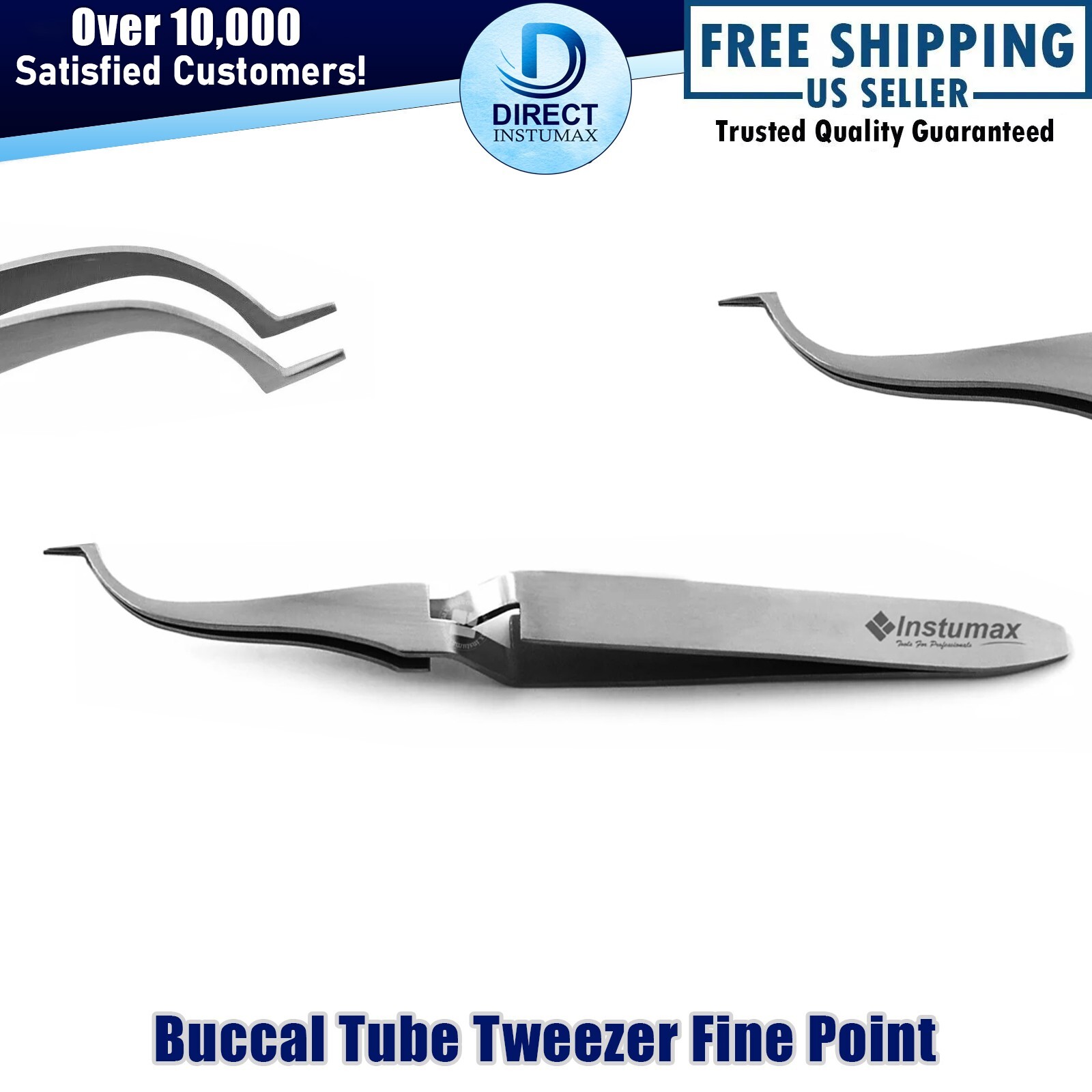 3Pcs Basic Ortho Kit Placing & Removing Elastic Ligatures Orthodontic Instrument