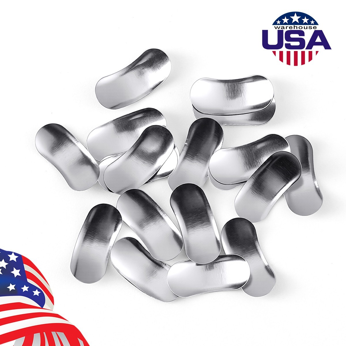 AZDENT Dental Sectional Contoured Metal Matrices Matrix Ring Resin Refill Bands