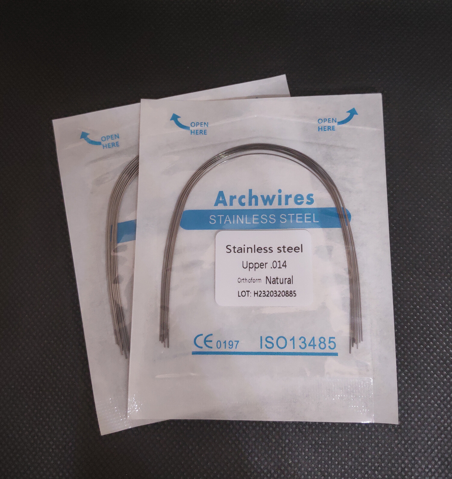 Dental Orthodontic Stainless Steel Wire Round/Rectangular Arch Wires Natural