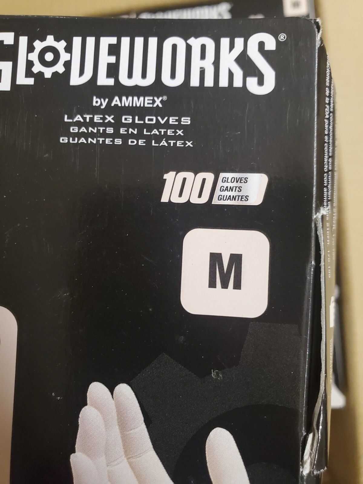 Gloveworks 200 Disposable Gloves Medium touchscreen compatible X 2 Boxes