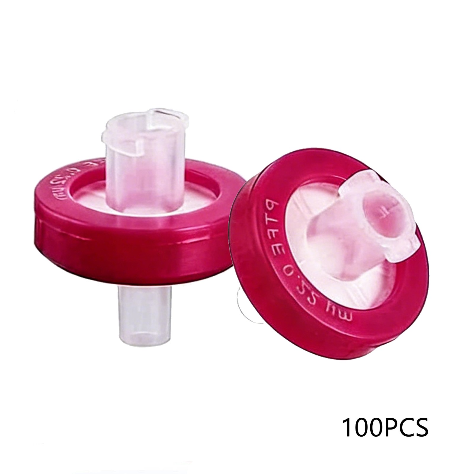 Lab PTFE Syringe Filter 0.22μm 13mm Non Sterile Hydrophobic Filtration (1000PCS)