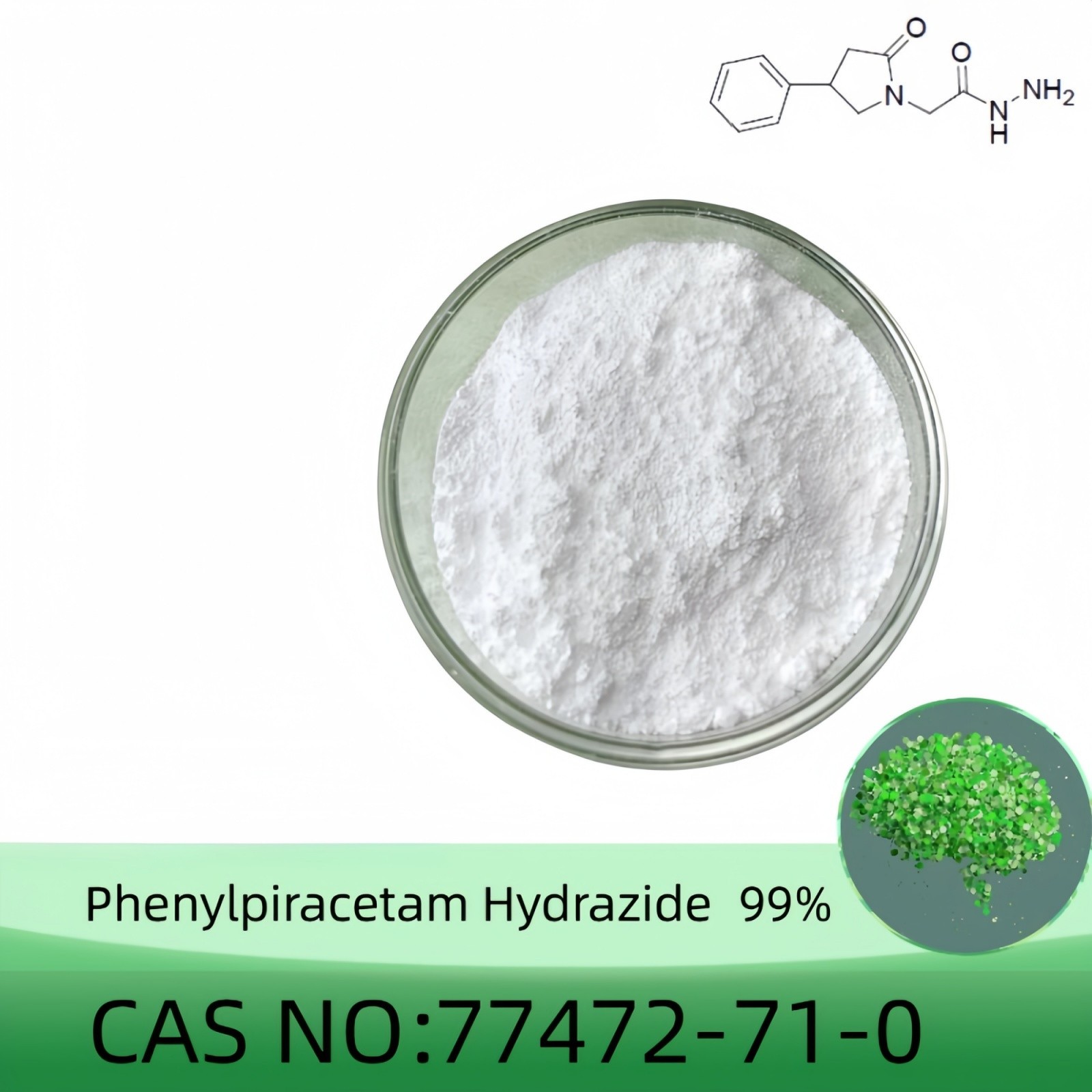 Phenylpiracetam Hydrazide Powder, Purity 99%+, USP Grade, CAS 77472-71-0