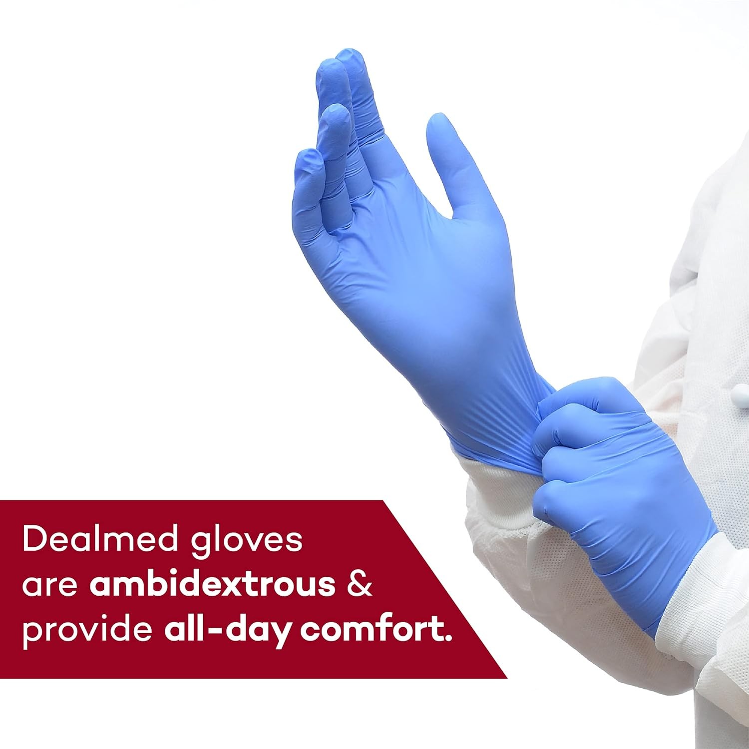 Medical Exam Gloves-200pcs XS Nitrile Gloves,Disposable Non-Irritating Latex Fre