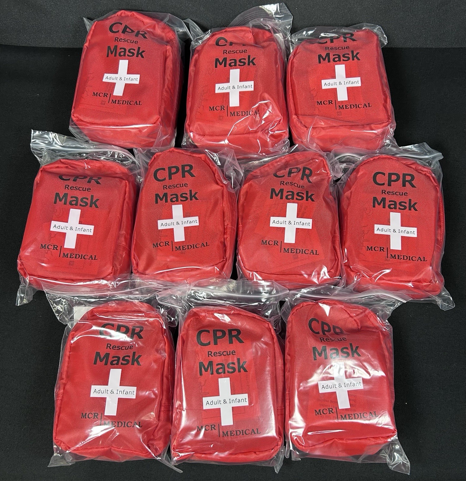 CPR Rescue Mask Kit 10-pack RM-2071-010 MCR Medical
