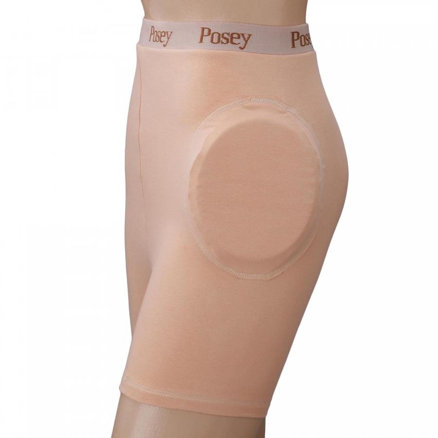 Posey Hipsters Hip Protection Brief Adult Unisex XL 40-42″ Waist Beige Standard