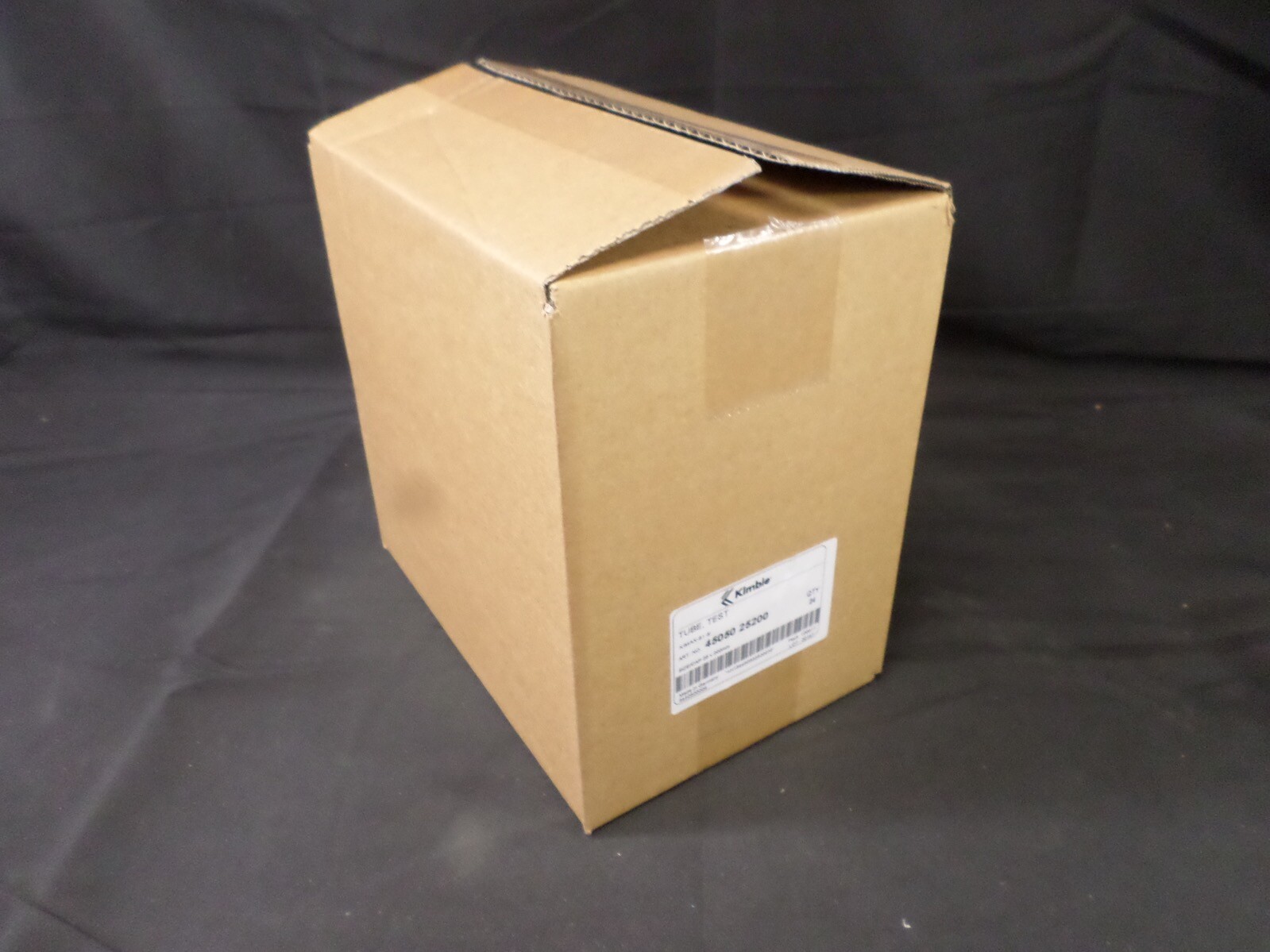 KIMBLE Glass 75mL Kimax-51 25x200mm Beaded Rim Test Tube 45050-25200 (24/Pack)