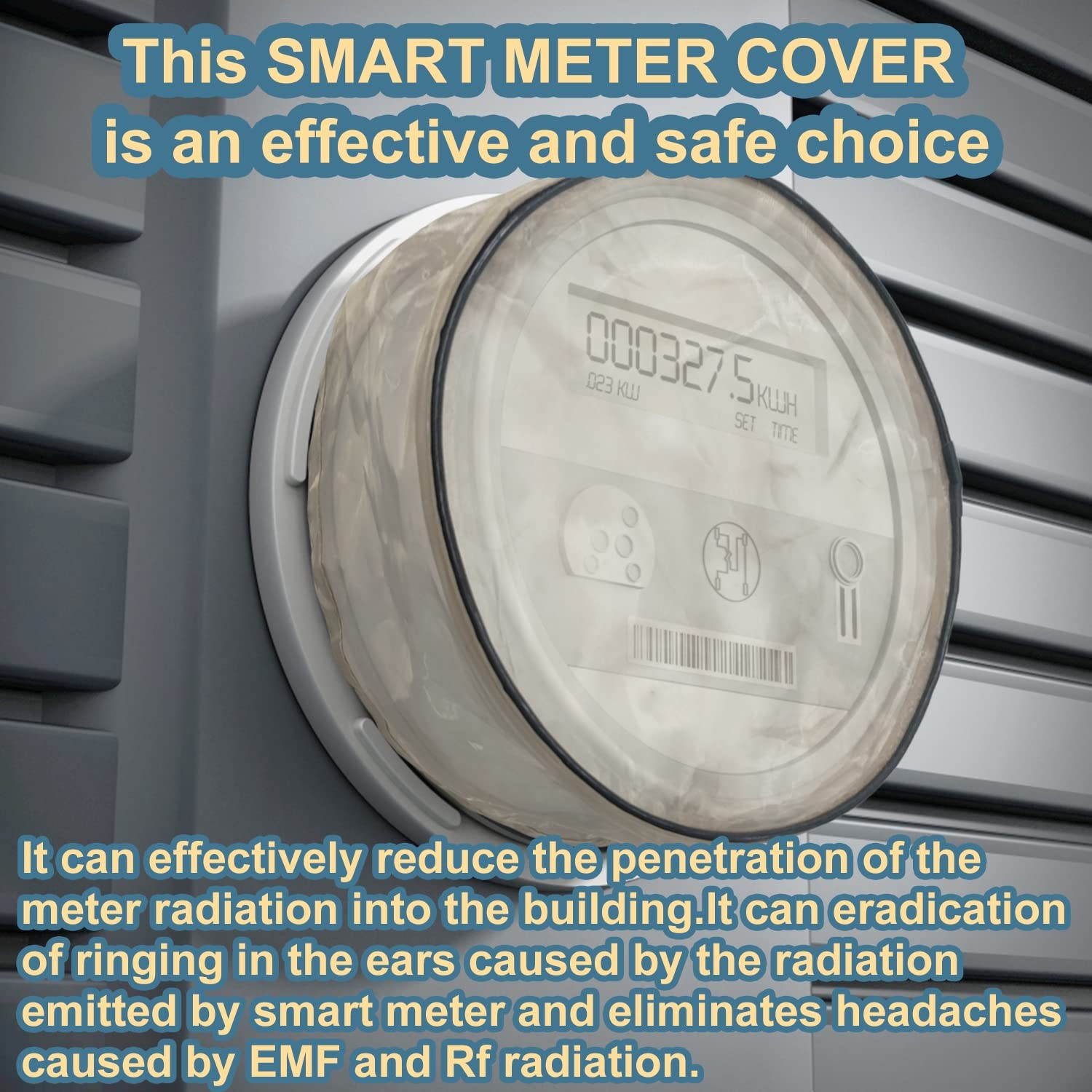 Smart Meter Cover,Meter Cover Shield, Farday Cage Protection RF Shield Guard …