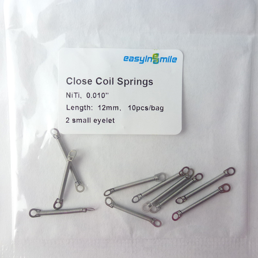 EASYINSMILE Dental Orthodontic NITI Closed Coil Spring Size 010″/012″ Available