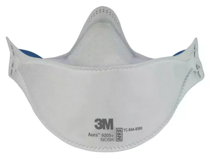 3M AURA 9205+N95 PARTICULATE RESPIRATOR DISPOSABLE PROTECTIVE MASK [10 COUNT]