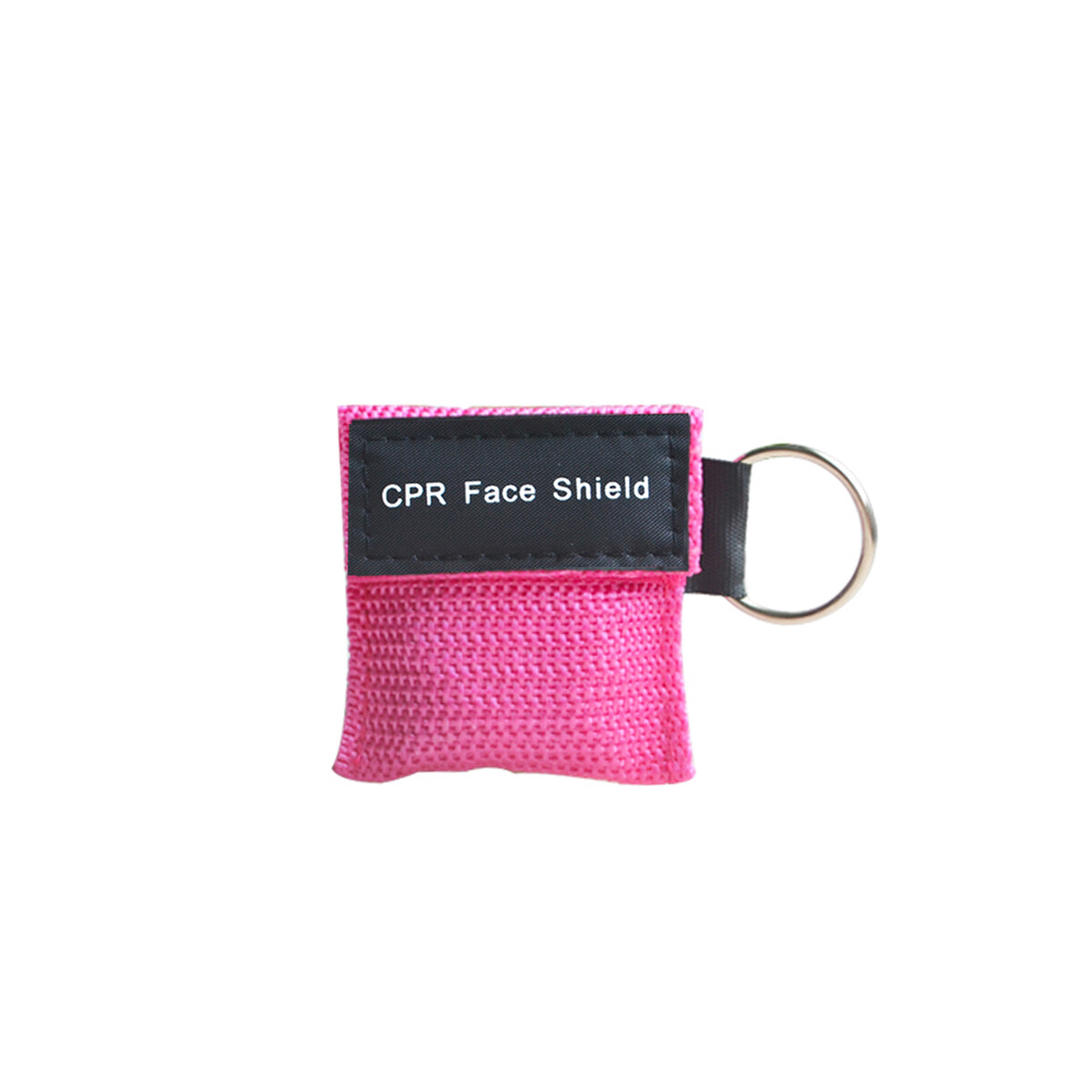 100 PCS pink CPR Resuscitation Face Shield with Filter First Aid Resus Shield
