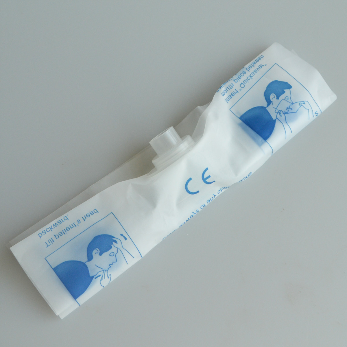500pcs One Way Valve Mouthpiece CPR Face Shield Training Rescue New