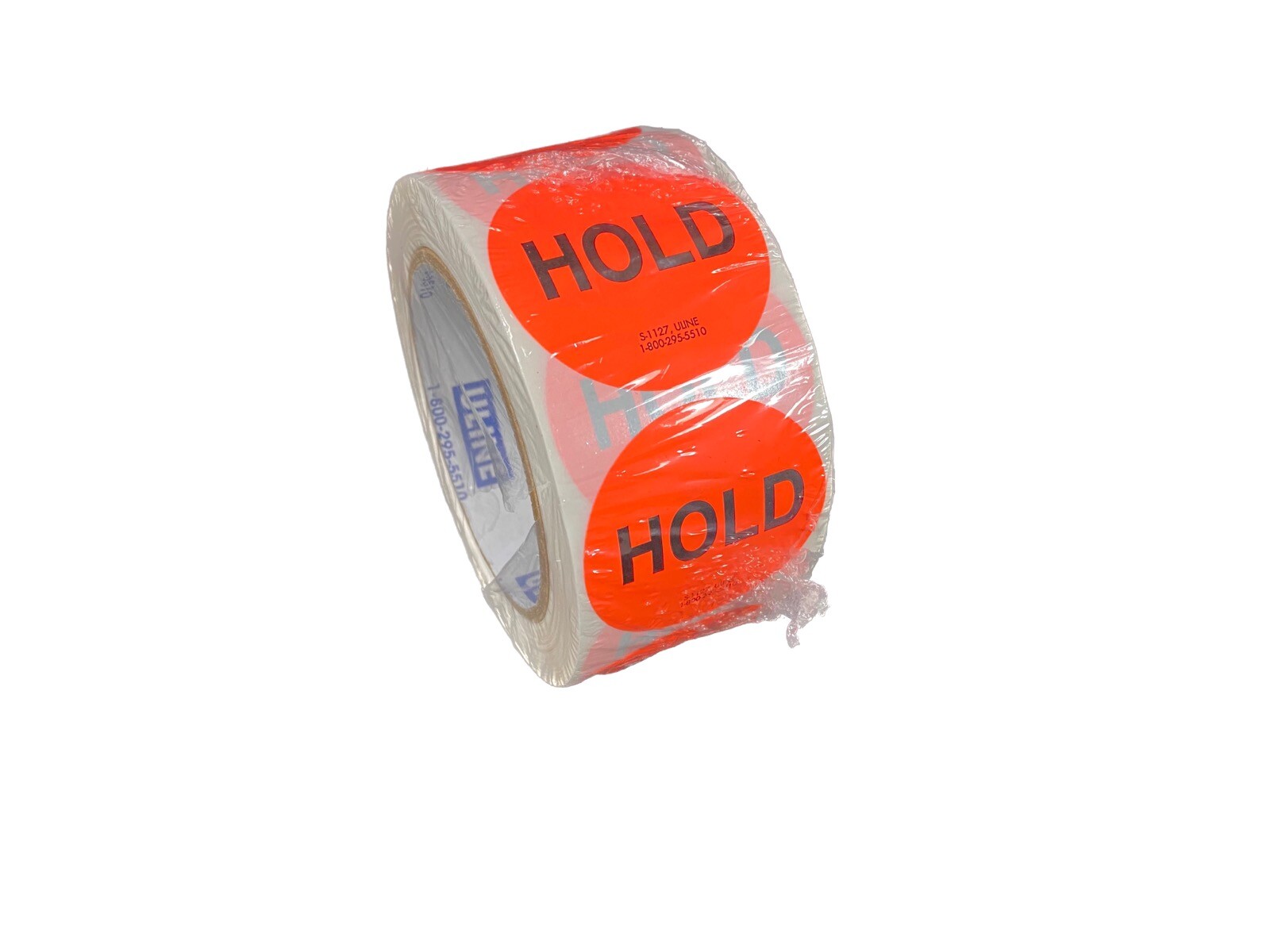 ULINE 2” x 2” “Hold” Circle Inventory Control Label S-1127 (500/pk)
