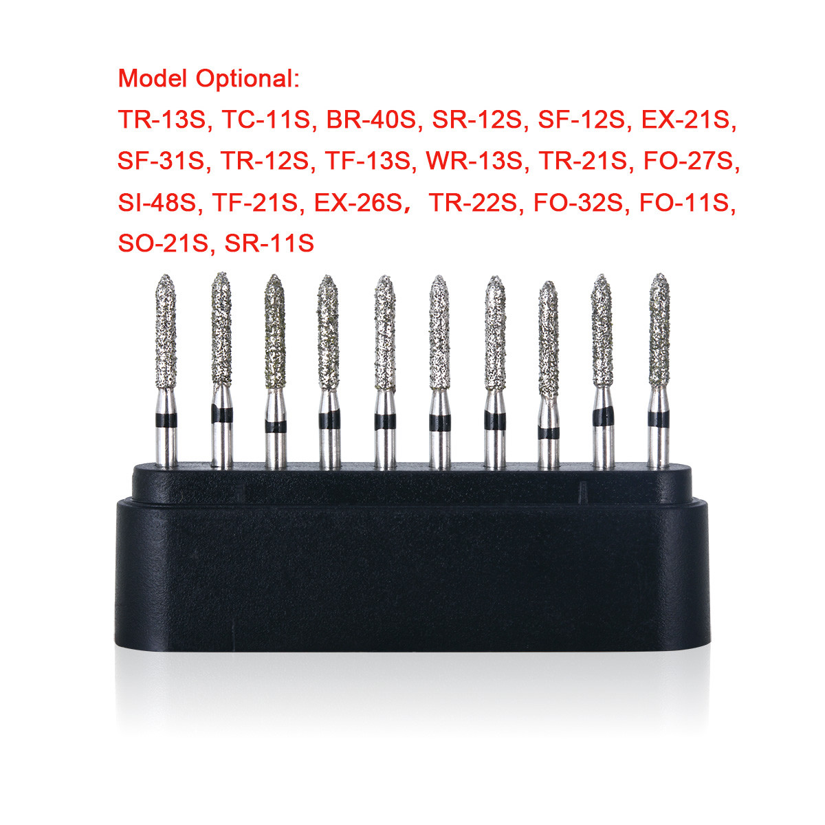 100Pcs AZDENT Dental Super Coarse FG Diamond Burs Fit For High Speed Handpiece