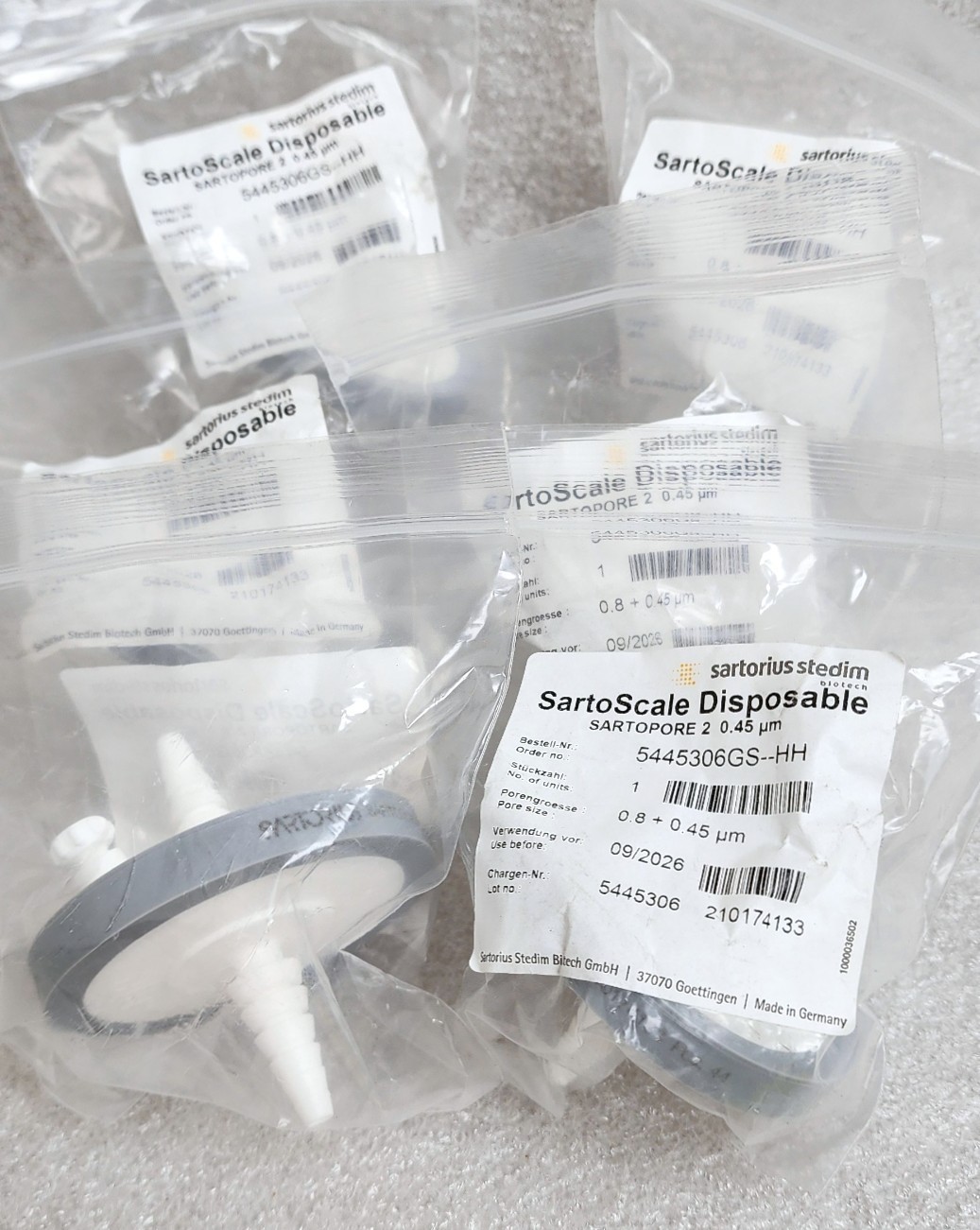 SARTORIUS 5445306GS–HH Sartopore 2 Sartoscale Disposable Filter 0.45µm | 6pc