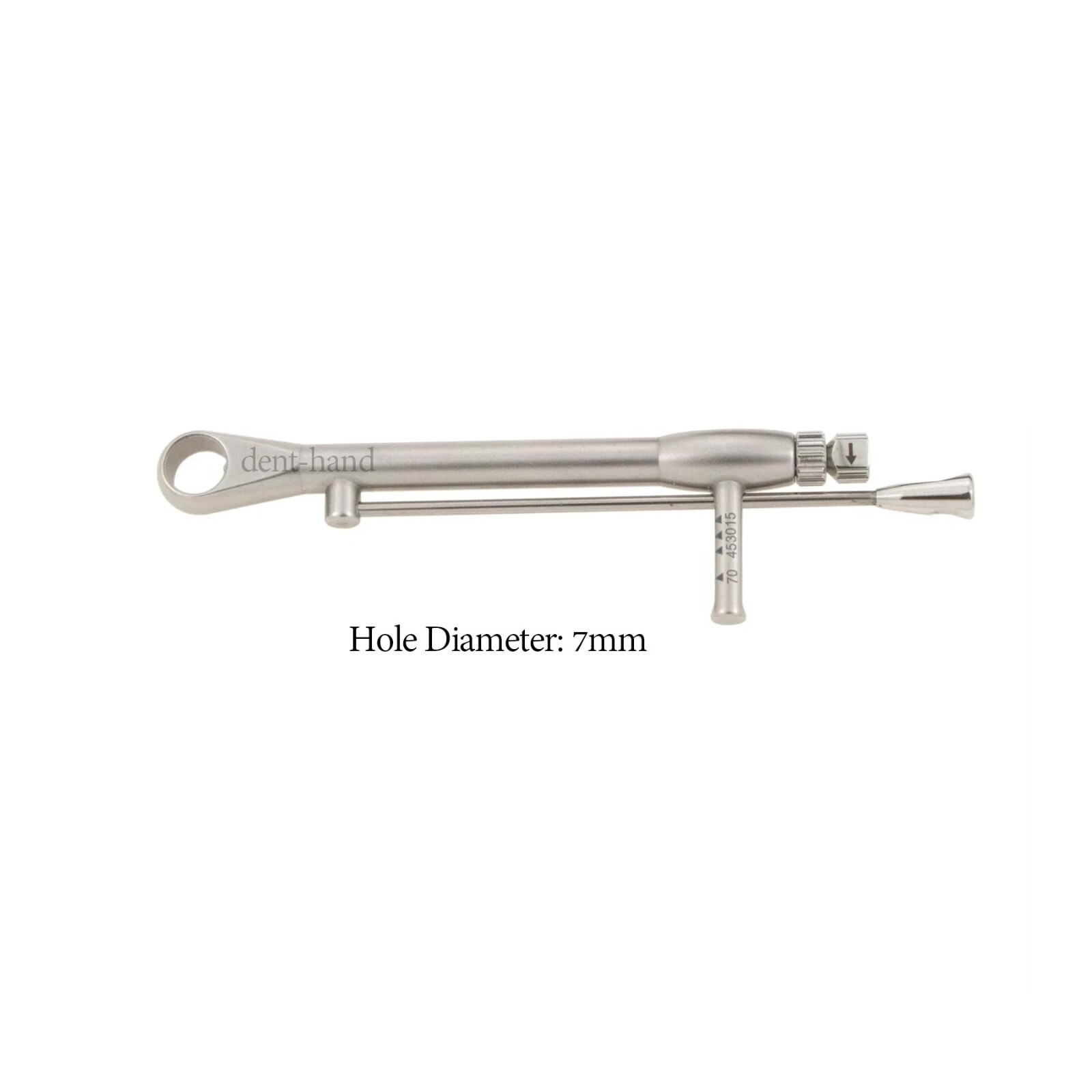 Dental Implant Adapter 4mm Square fit for 7mm Hand Torque Wrench Ratchet