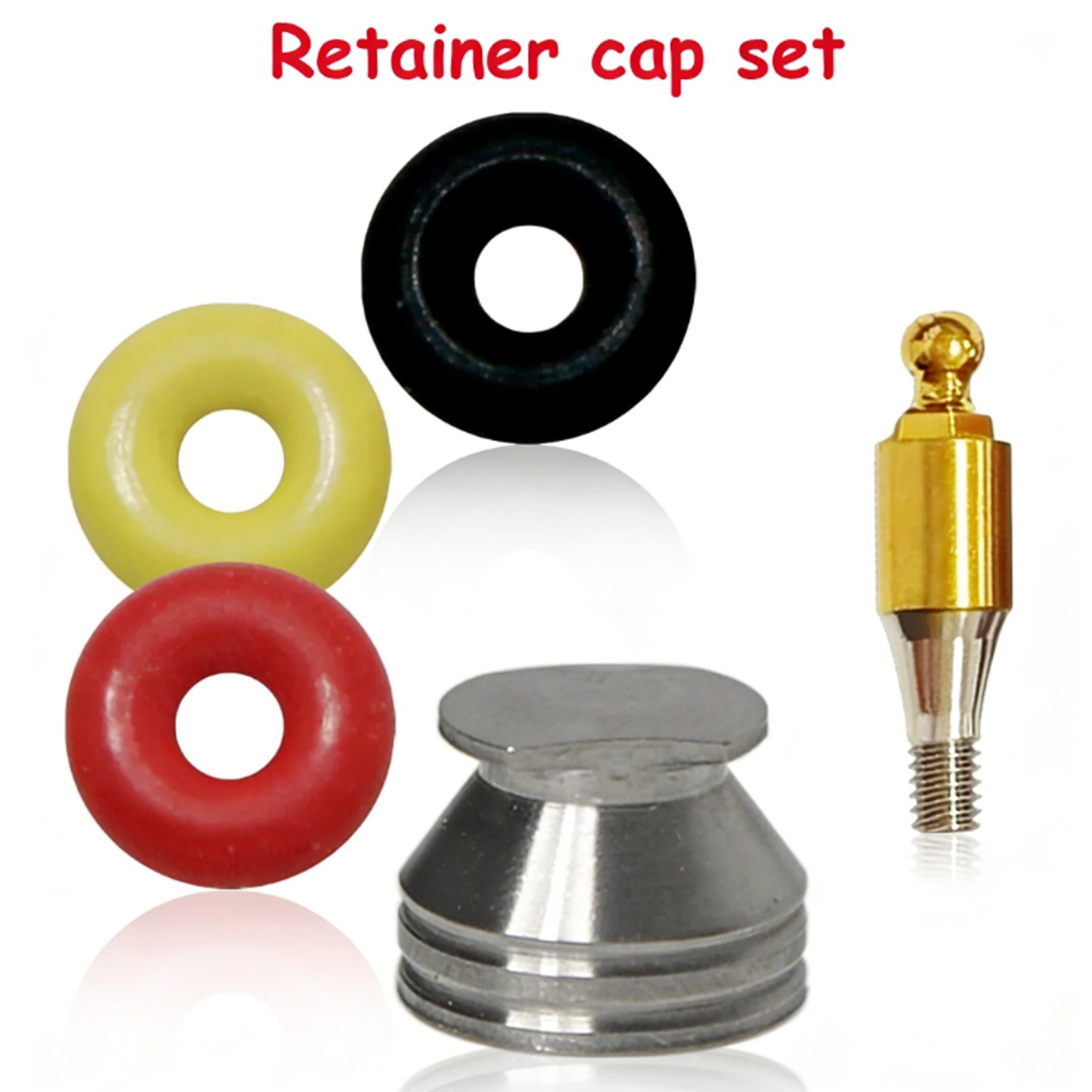 Dental O-Ring Kit & Metal Housing Fit Hiossen Osstem Ball Attachment Abutment