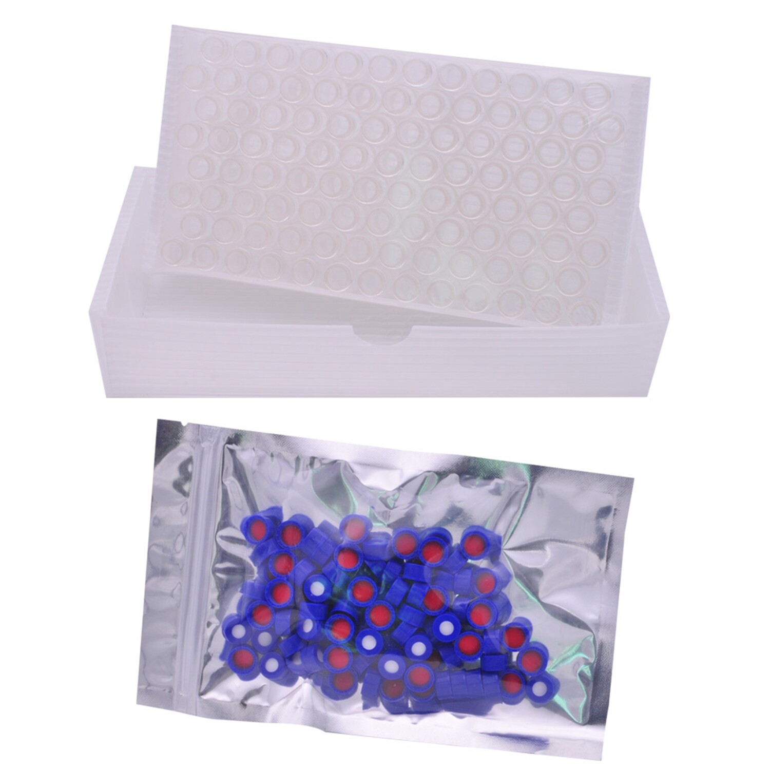 2mL/10mL Amber/Clear Sample Glass Vials, 15mL/50mL Conicial Centrifuge Tubes Cap