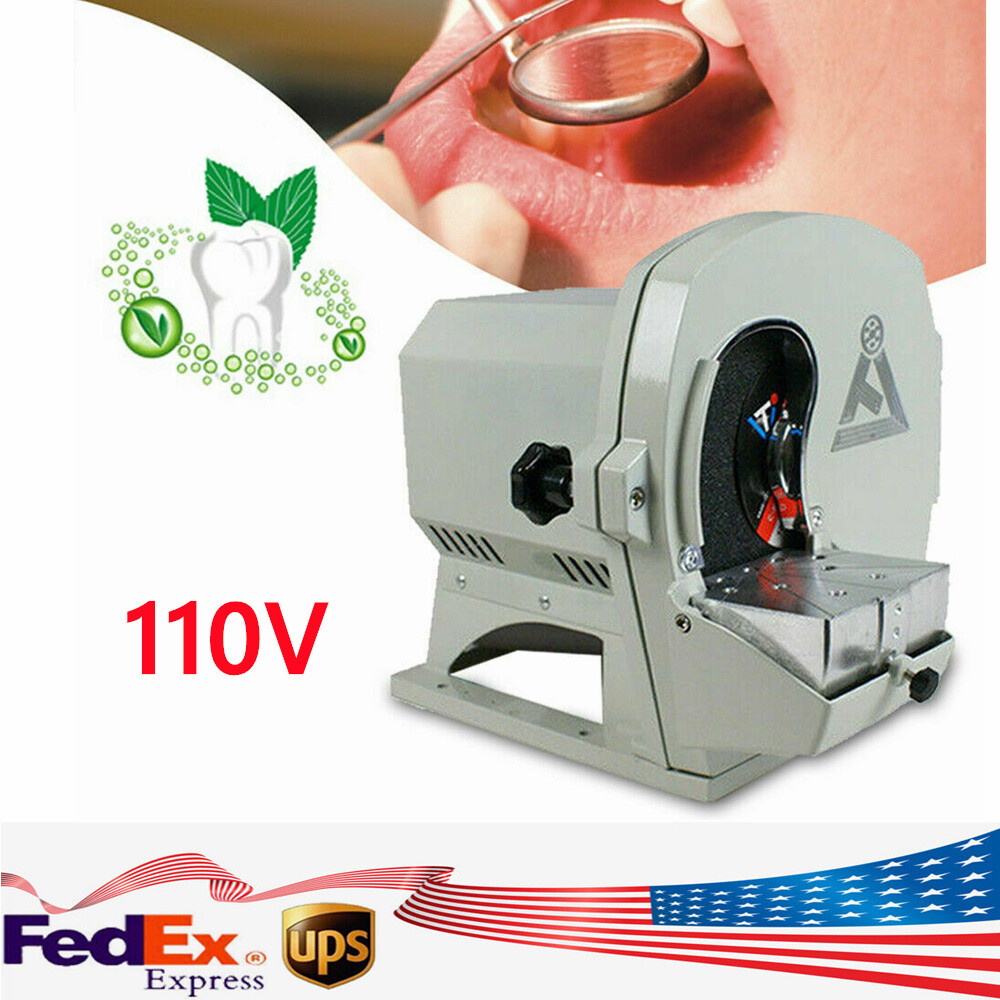 10″ Dental Wet Model Trimmer Plaster Abrasive Grinder Trimming Equipment Gypsum