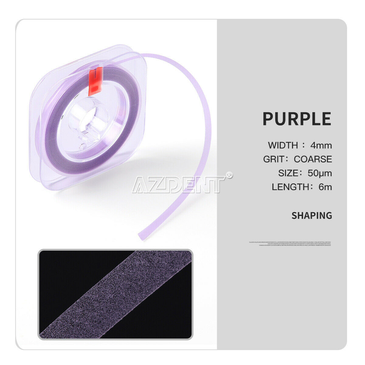 Dental Abrasive Strips Polyester Polishing Strip Coarse/Medium/Fine AZDENT