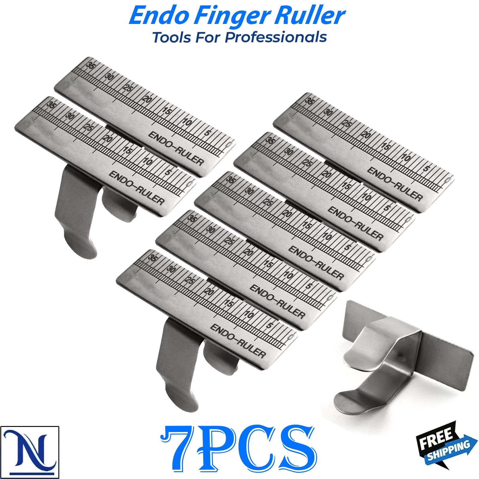 Endodontic Finger Ruler Dental Gauge Accurate Span Measurement Tool