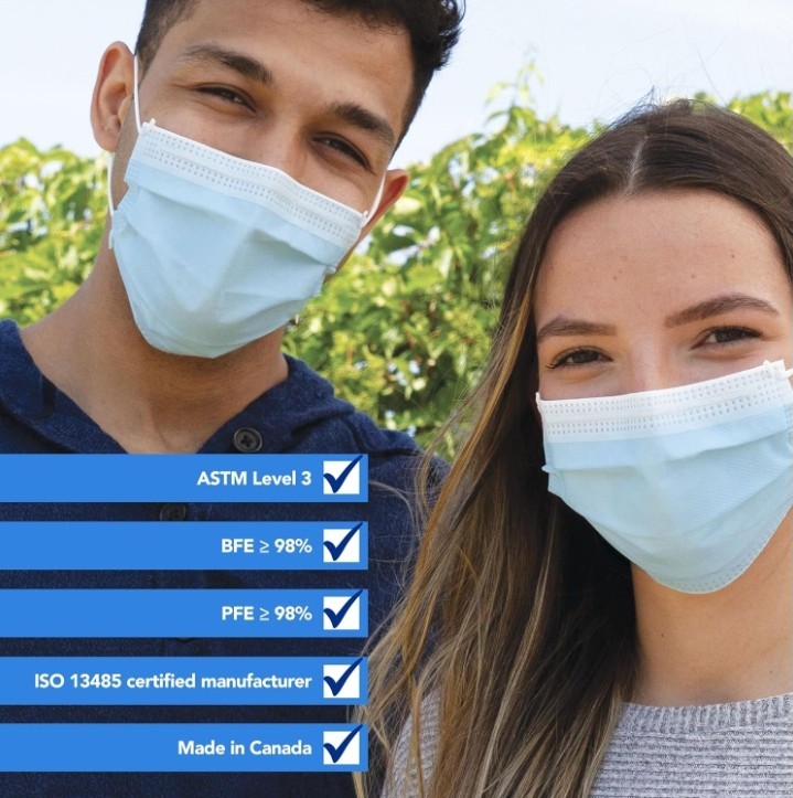 Medicom Expressions Disposable Face Masks ASTM Level 3 Surgical Mask 50ct 08/30