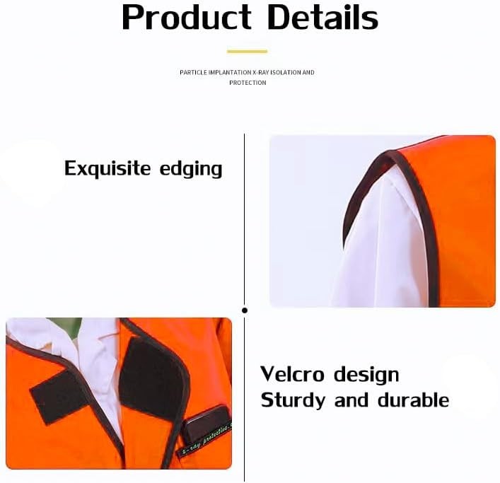 Durable Lead Rubber X-Ray Apron with Thyroid Shield for Dental and Clinic Use
