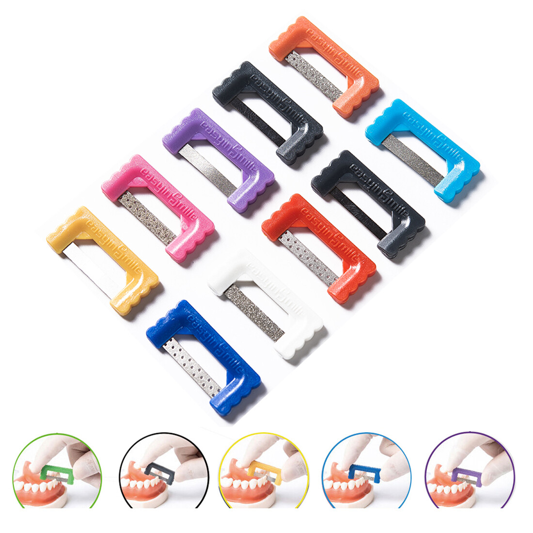 Dental IPR/IR Strip Orthodontic Interproximal strips Enamel Reduction Strip 5Pk