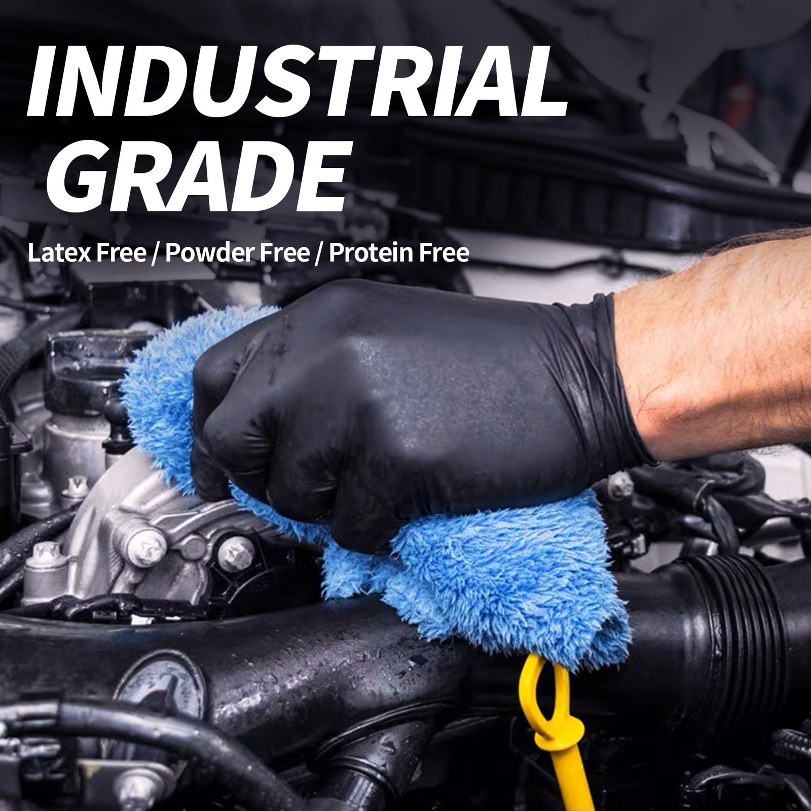Disposable Synmax Vinyl Exam Gloves- 4 mil Safty Glove 1000pcs – Latex-& — S…