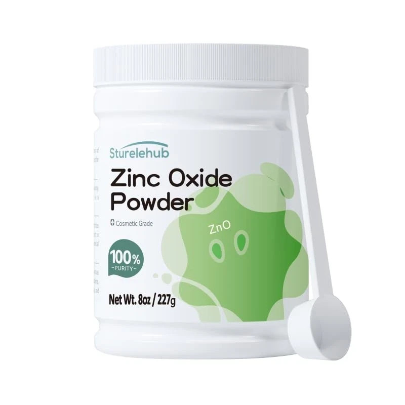 Zinc Oxide Powder, 8OZ 100% Purity, Non-Nano and Uncoated, Cosmetic Grade,..