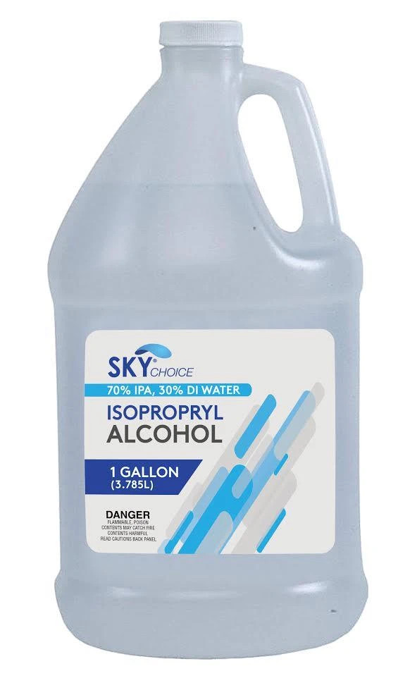 Alcohol 70% Isopropyl Rubbing 1 Gallon/128OZ, Sky Choice, Free Shipping