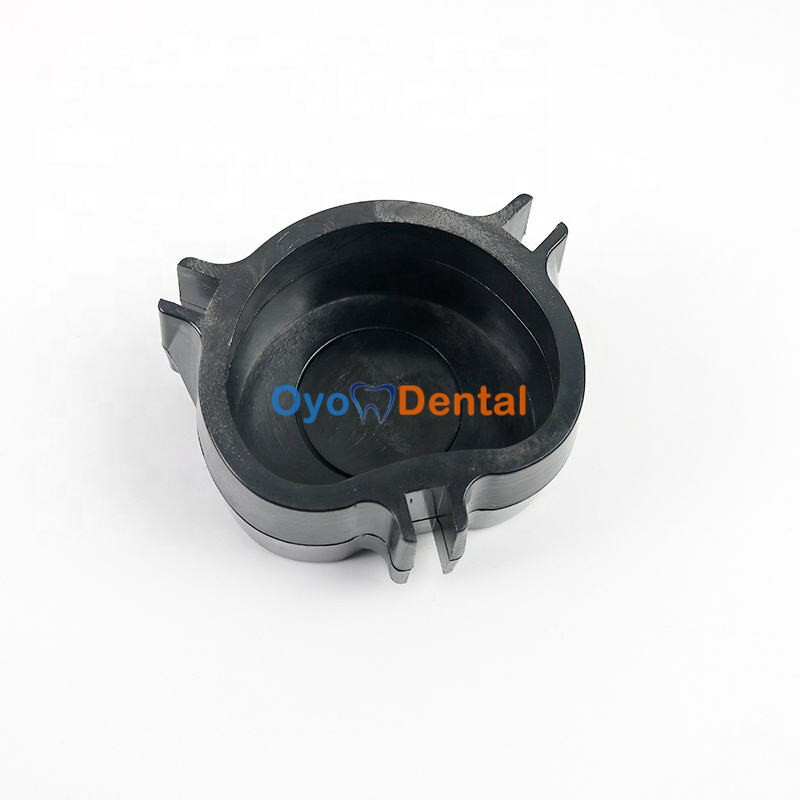 Dental Laboratory Black Polycarbonate Microwave Denture Lab Polimerization Flask