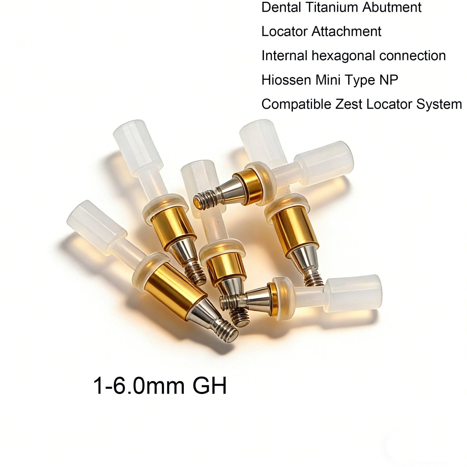 US Dental Attachment Locator Abutment for Hiossen ET OSS Mini/Regular Platform
